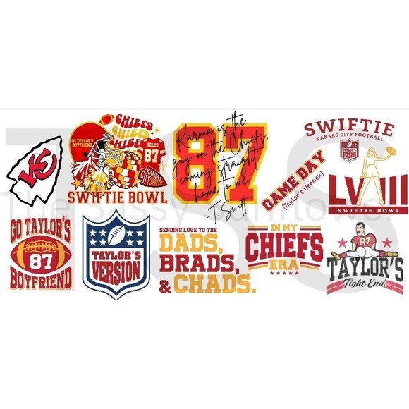 Taylor Swiftie Chiefs 40oz Tumbler - Picture 4 of 4